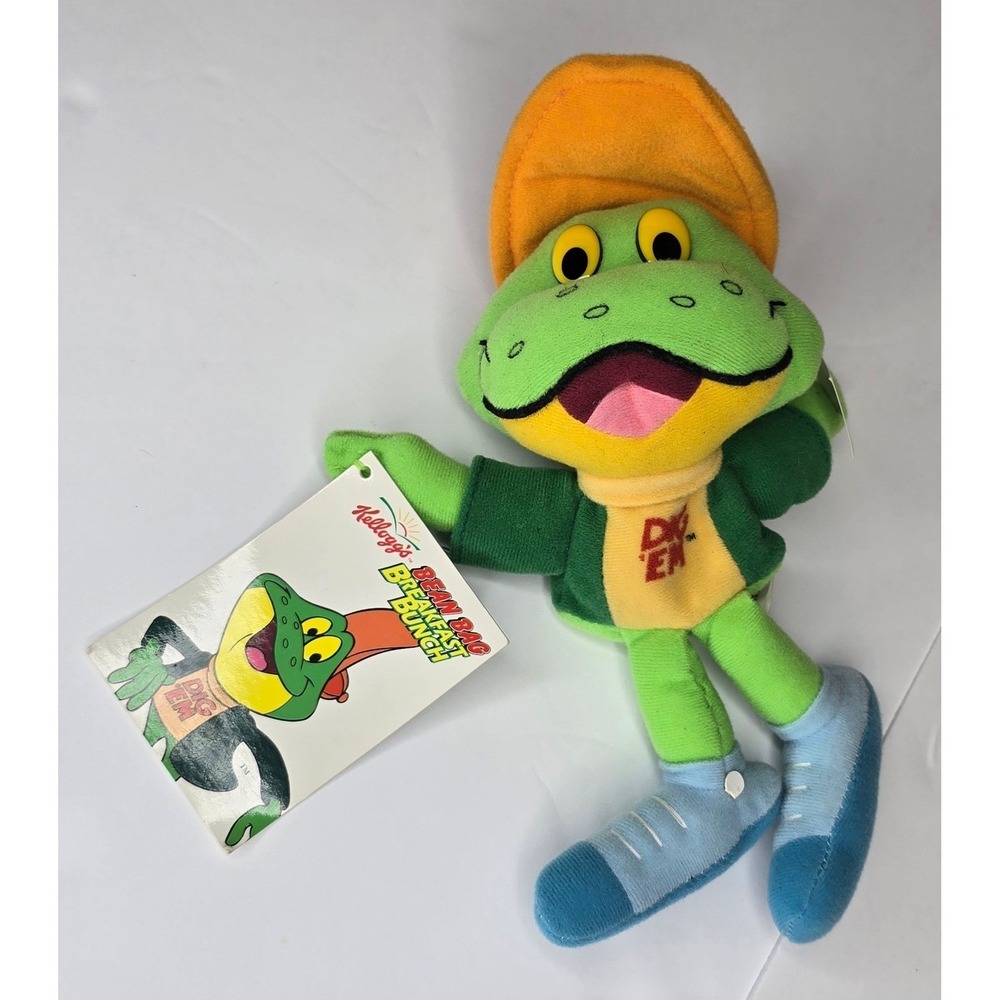 VINTAGE‎ KELLOGG'S LITTLE FROG "DIG 'EM SMACKS" NWT